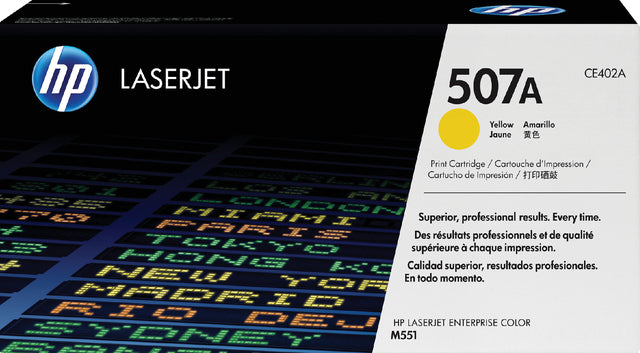 HP - Tonercartridge hp ce402a 507a geel