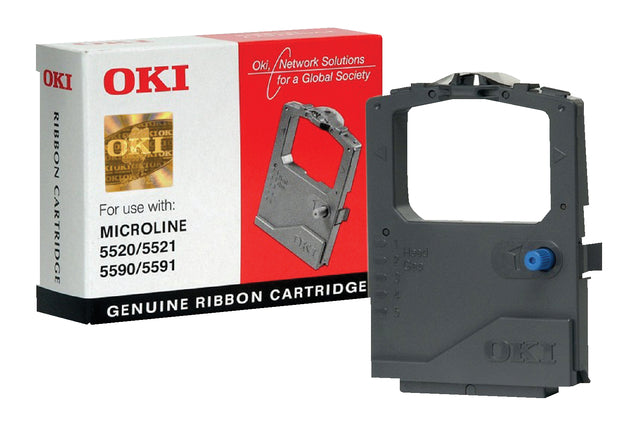 Ruban Oki 01126301 pour ML5520 noir | 12 pièces