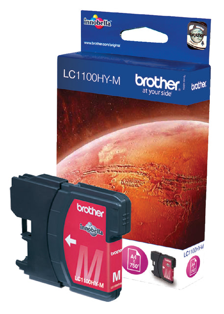 Cartouche d'encre Brother LC-1100HYM rouge HC