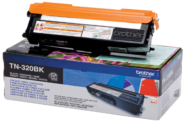 Brother - Toner brother tn-320bk zwart