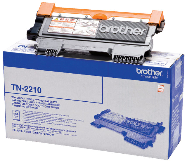 Brother - Toner brother tn-2210 zwart 1.2k