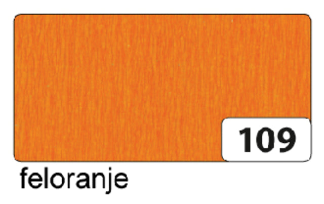 Folia - Crêpepapier folia 250x50cm nr109 feloranje