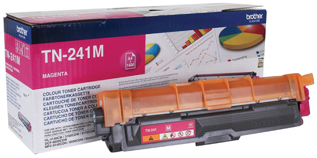 Brother - Toner brother tn-241m rood