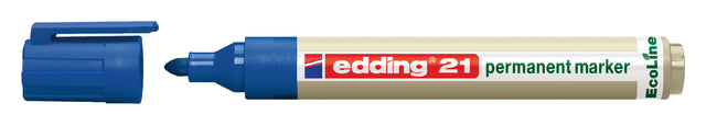 Edding - Viltstift edding 21 eco rond 1.5-3mm blauw | 10 stuks