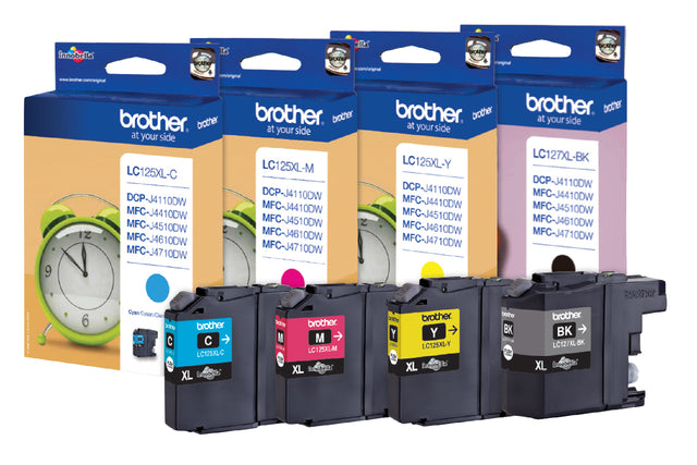 Brother - Inktcartridge brother lc-127xlvalbp zw + 3kleuren