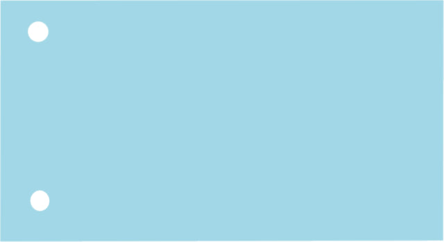 Bande de séparation Elba large 225x120mm 190gr bleu | 20 morceaux