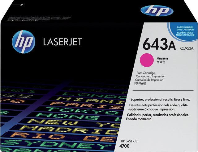 HP - Tonercartridge hp q5953a 643a rood