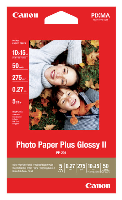 Canon - Fotopapier canon pp-201 10cmx15cm 260gr glans