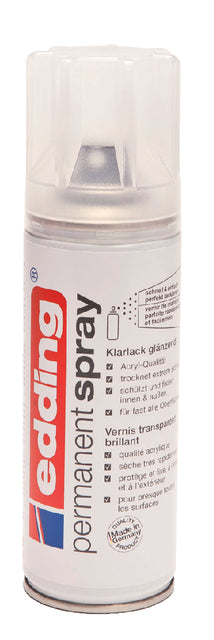 Aérosol de peinture edding 5200 spray permanent transparent mat