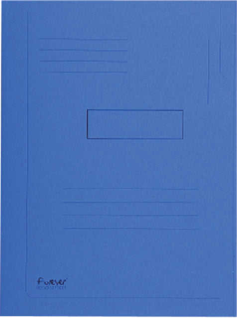 Exacompta - Dossiermap exacompta forever a4 2 kleppen 290gr bl