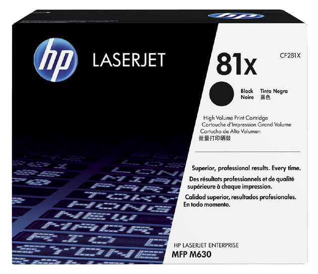HP - Tonercartridge hp cf281x 81x zwart