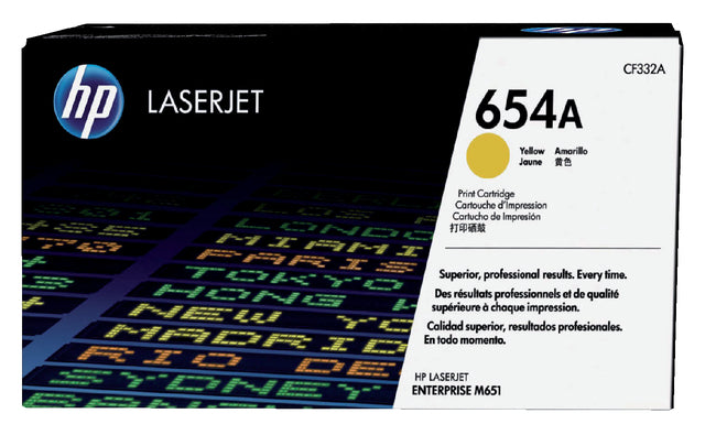 HP - Tonercartridge hp cf332a 654a geel
