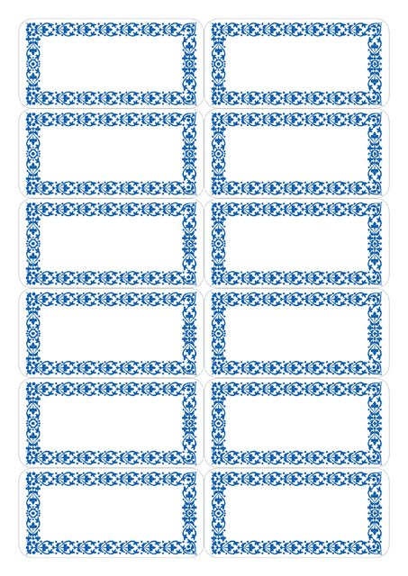 Étiquette HERMA 3742 bleu cuisine | 100 pieces