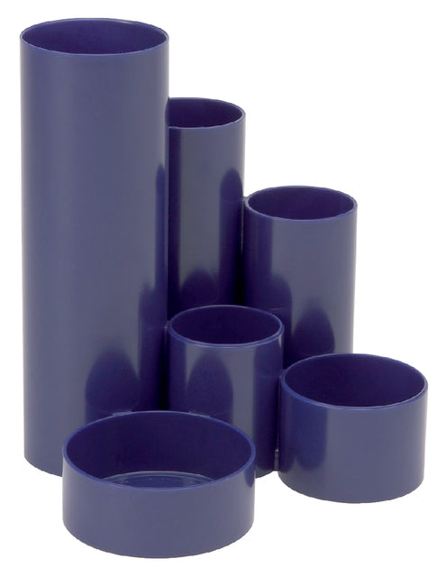 Maul - Pennenkoker maul tubo blauw 6 vaks 150x125mm