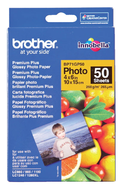 Brother - Fotopapier brother bp-71 10x15cm 260gr glans