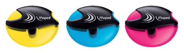 Taille-crayon Maped Galactic présentoir 1 trou de 24 pièces assorties