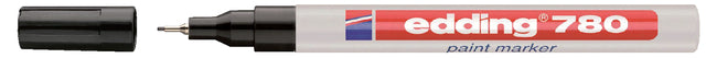 Edding - Viltstift edding 780 lak rond 0.8mm zwart