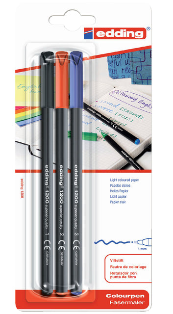 Edding - Fineliner edding 1200 f assorti