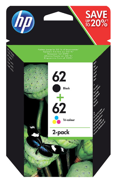 HP - Inktcartridge hp n9j71ae 62 zwart + kleur
