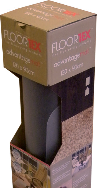 Floortex - Stoelmat floortex pvc 120x90cm harde vloer retail