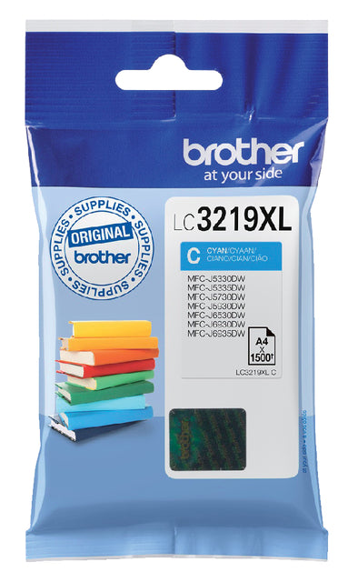 Brother - Inktcartridge LC-3219XLC blauw