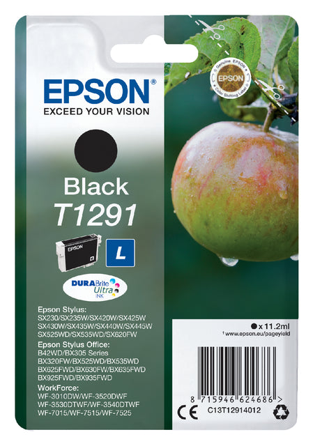 Cartouche d'encre Epson T1291 noire