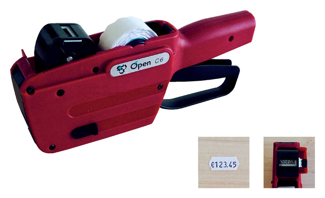 Outil d'étiquetage Open-Data C6 1 ligne 12x26mm