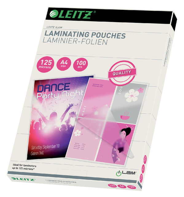 Pochette à plastifier Leitz A4 2x125micron EVA 100 pcs