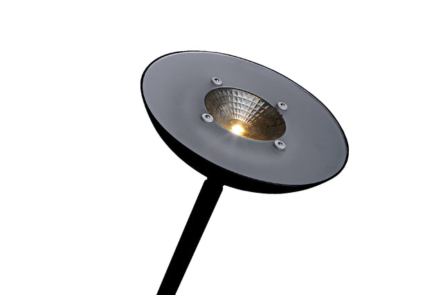 Hansa - Vloerlamp hansa led first zwart staal