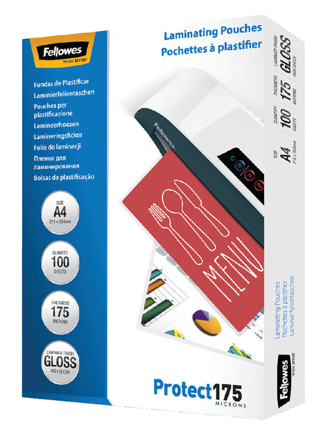 Fellowes - Lamineerhoes fellowes a4 2x175micron