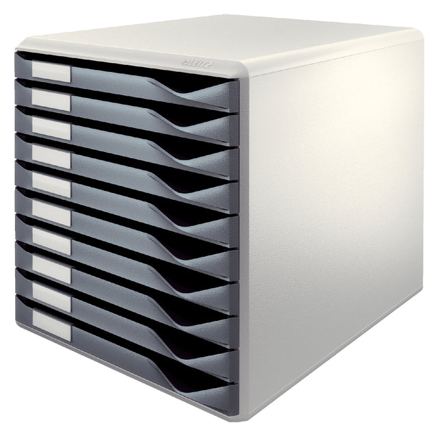 Bloc tiroirs Leitz 5281 10 tiroirs gris