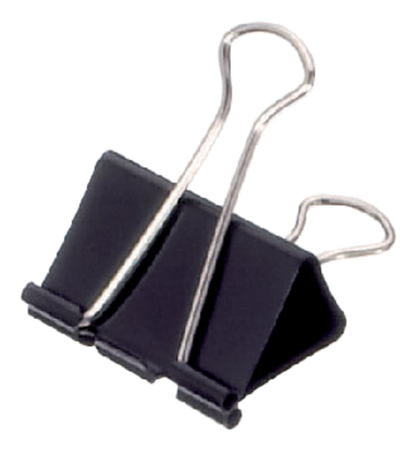 MAUL - Papierklem maul 213 foldback 40mm zwart 12 stuks