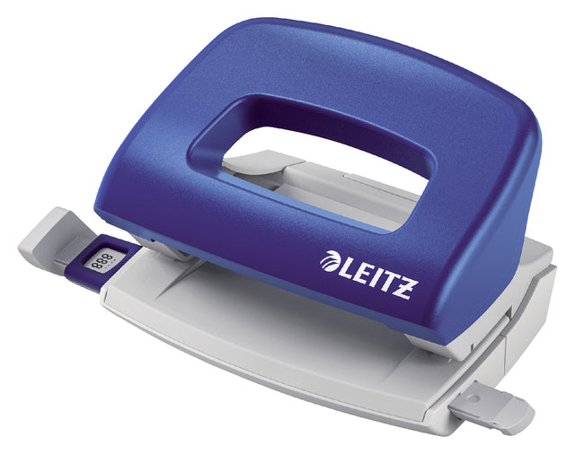 Perforateur Leitz Nexxt mobile 10 feuilles bleu