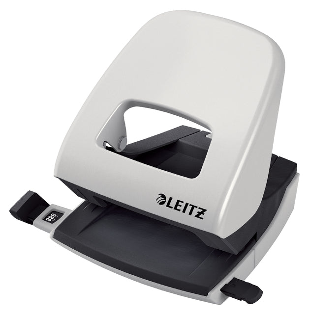 Perforateur Leitz 5008 Nexxt métal 30 feuilles gris