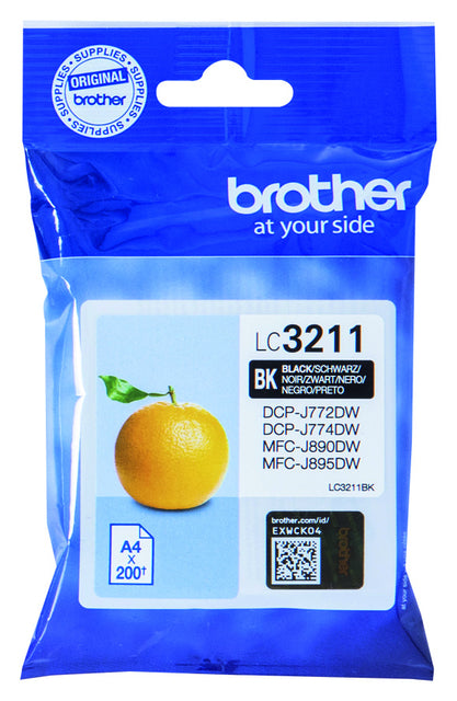 Brother - Inktcartridge brother lc-3211bk zwart | 5 stuks
