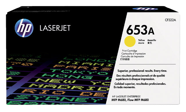 HP - Tonercartridge hp cf322a 653a geel
