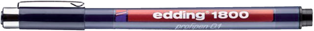 Feutre fin edding 1800 noir 0.25mm