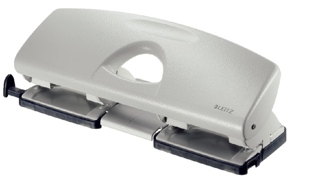 Leitz - Perforator leitz metaal 4 gaats 16 vel grijs | 12 stuks