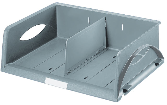 Poubelle de tri Leitz 5230 Sorty paysage A4 gris