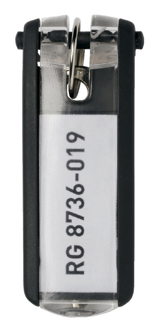 Durable - Sleutellabel durable 1957 met ring zwart