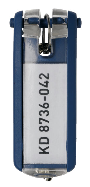 Durable - Sleutellabel durable 1957 met ring blauw