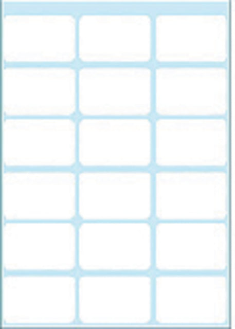 HERMA - Etiket herma 3746 17x26mm wit 126 stuks