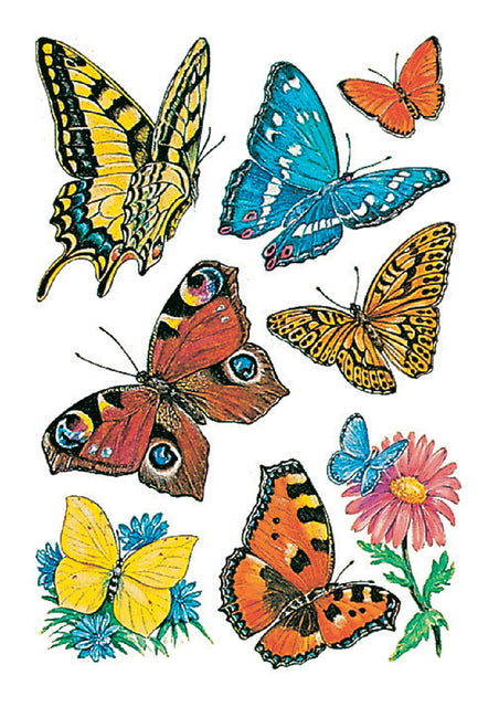 Etiquette HERMA 3801 papillons | 10 morceaux