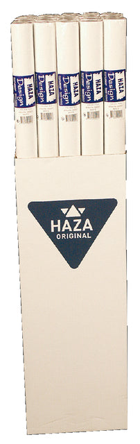 Haza - Tekenpapier haza patroon rol 10mx100cm blanco