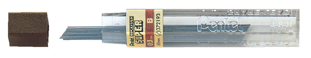 Mine de crayon Pentel 0.3mm noire par tube B
