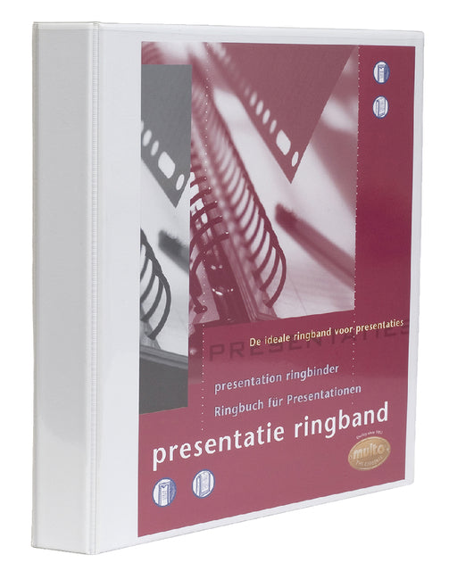 Multo - Presentatie ringband multo a4 23r 25mm wit | 10 stuks