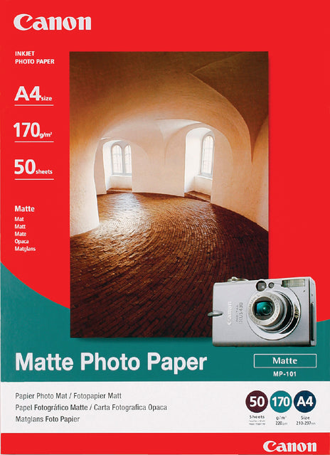 Canon - Fotopapier canon mp-101 a4 170gr mat