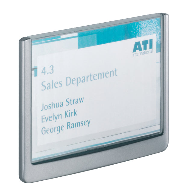 Durable - Deurbordje durable click sign 149x105.5mm grafiet | 5 stuks