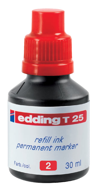 Feutre encre edding T25 rouge