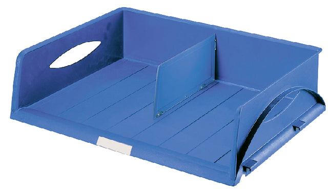 Corbeille à courrier Leitz Sorty Jumbo A3 transversal bleu